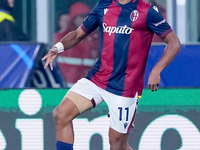 Dan Ndoye of Bologna FC during the UEFA Champions League 2024/25 League Phase MD1 match between Bologna FC and FC Shakhtar Donetsk at Stadio...