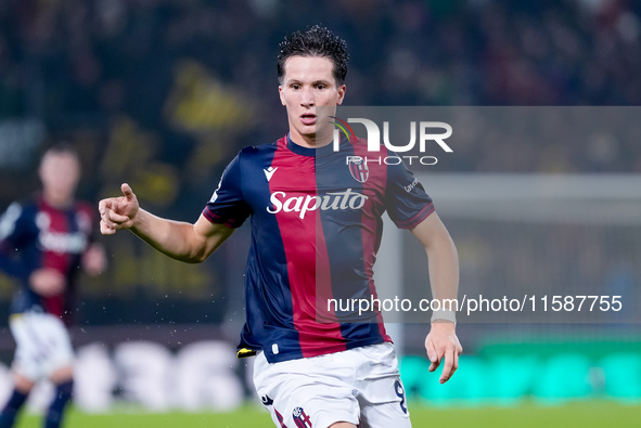 Giovanni Fabbian of Bologna FC during the UEFA Champions League 2024/25 League Phase MD1 match between Bologna FC and FC Shakhtar Donetsk at...