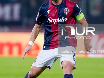 Riccardo Orsolini of Bologna FC during the UEFA Champions League 2024/25 League Phase MD1 match between Bologna FC and FC Shakhtar Donetsk a...