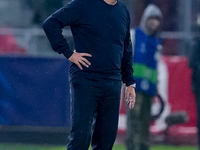 Vincenzo Italiano head coach of Bologna FC looks on during the UEFA Champions League 2024/25 League Phase MD1 match between Bologna FC and F...