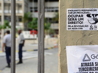 In Rio de Janeiro, Brazil, on September 19, 2024, UERJ student movement resists and demands the return of scholarship cuts, occupying the UE...