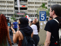 In Rio de Janeiro, Brazil, on September 19, 2024, UERJ student movement resists and demands the return of scholarship cuts, occupying the UE...