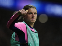 Conor Gallagher central midfield of Atletico de Madrid and England during the warm-up before the UEFA Champions League 2024/25 League Phase...