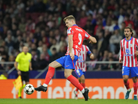 Alexander Sorloth centre-forward of Atletico de Madrid and Norway during the UEFA Champions League 2024/25 League Phase MD1 match between At...