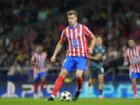 Alexander Sorloth centre-forward of Atletico de Madrid and Norway in action during the UEFA Champions League 2024/25 League Phase MD1 match...