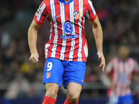 Alexander Sorloth centre-forward of Atletico de Madrid and Norway during the UEFA Champions League 2024/25 League Phase MD1 match between At...