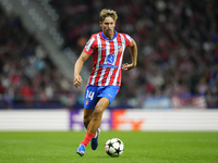 Marcos Llorente central midfield of Atletico de Madrid and Spain during the UEFA Champions League 2024/25 League Phase MD1 match between Atl...