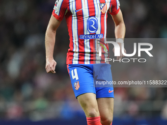 Conor Gallagher central midfield of Atletico de Madrid and England during the UEFA Champions League 2024/25 League Phase MD1 match between A...