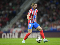 Conor Gallagher central midfield of Atletico de Madrid and England during the UEFA Champions League 2024/25 League Phase MD1 match between A...