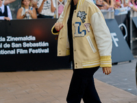 Noemie Merlant arrives at the Maria Cristina Hotel during the 72nd San Sebastian International Film Festival in San Sebastian, Spain, on Sep...