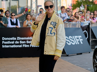 Noemie Merlant arrives at the Maria Cristina Hotel during the 72nd San Sebastian International Film Festival in San Sebastian, Spain, on Sep...