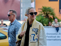 Noemie Merlant arrives at the Maria Cristina Hotel during the 72nd San Sebastian International Film Festival in San Sebastian, Spain, on Sep...