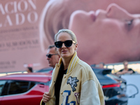 Noemie Merlant arrives at the Maria Cristina Hotel during the 72nd San Sebastian International Film Festival in San Sebastian, Spain, on Sep...