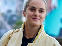 Noemie Merlant arrives at the Maria Cristina Hotel during the 72nd San Sebastian International Film Festival in San Sebastian, Spain, on Sep...