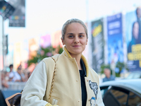 Noemie Merlant arrives at the Maria Cristina Hotel during the 72nd San Sebastian International Film Festival in San Sebastian, Spain, on Sep...