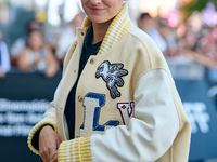 Noemie Merlant arrives at the Maria Cristina Hotel during the 72nd San Sebastian International Film Festival in San Sebastian, Spain, on Sep...