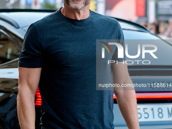 Javier Bardem arrives at the Maria Cristina Hotel during the 72nd San Sebastian International Film Festival in San Sebastian, Spain, on Sept...