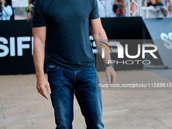 Javier Bardem arrives at the Maria Cristina Hotel during the 72nd San Sebastian International Film Festival in San Sebastian, Spain, on Sept...