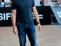 Javier Bardem arrives at the Maria Cristina Hotel during the 72nd San Sebastian International Film Festival in San Sebastian, Spain, on Sept...