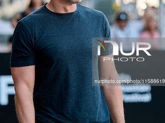 Javier Bardem arrives at the Maria Cristina Hotel during the 72nd San Sebastian International Film Festival in San Sebastian, Spain, on Sept...