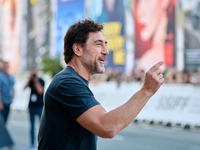 Javier Bardem arrives at the Maria Cristina Hotel during the 72nd San Sebastian International Film Festival in San Sebastian, Spain, on Sept...