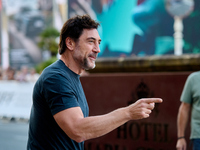 Javier Bardem arrives at the Maria Cristina Hotel during the 72nd San Sebastian International Film Festival in San Sebastian, Spain, on Sept...