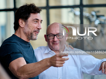 Javier Bardem arrives at the Maria Cristina Hotel during the 72nd San Sebastian International Film Festival in San Sebastian, Spain, on Sept...