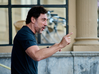 Javier Bardem arrives at the Maria Cristina Hotel during the 72nd San Sebastian International Film Festival in San Sebastian, Spain, on Sept...