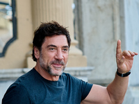 Javier Bardem arrives at the Maria Cristina Hotel during the 72nd San Sebastian International Film Festival in San Sebastian, Spain, on Sept...