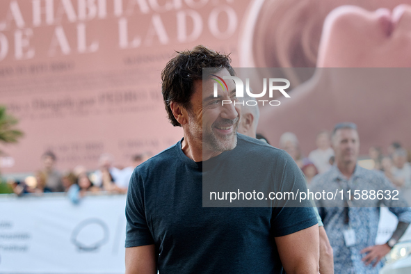 Javier Bardem arrives at the Maria Cristina Hotel during the 72nd San Sebastian International Film Festival in San Sebastian, Spain, on Sept...