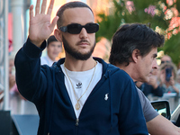 Antonio Alvarez, C Tangana, arrives at the Maria Cristina Hotel during the 72nd San Sebastian International Film Festival in San Sebastian,...