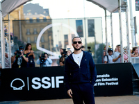 Antonio Alvarez, C Tangana, arrives at the Maria Cristina Hotel during the 72nd San Sebastian International Film Festival in San Sebastian,...