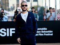 Antonio Alvarez, C Tangana, arrives at the Maria Cristina Hotel during the 72nd San Sebastian International Film Festival in San Sebastian,...