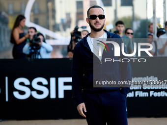 Antonio Alvarez, C Tangana, arrives at the Maria Cristina Hotel during the 72nd San Sebastian International Film Festival in San Sebastian,...