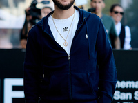 Antonio Alvarez, C Tangana, arrives at the Maria Cristina Hotel during the 72nd San Sebastian International Film Festival in San Sebastian,...