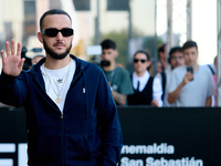 Antonio Alvarez, C Tangana, arrives at the Maria Cristina Hotel during the 72nd San Sebastian International Film Festival in San Sebastian,...