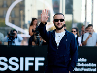 Antonio Alvarez, C Tangana, arrives at the Maria Cristina Hotel during the 72nd San Sebastian International Film Festival in San Sebastian,...