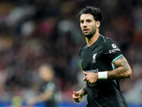 Dominik Szoboszlai of Liverpool FC looks on during the UEFA Champions League 2024/25 League Phase MD1 match between AC Milan and Liverpool F...