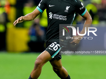 Trent Alexander-Arnold of Liverpool FC during the UEFA Champions League 2024/25 League Phase MD1 match between AC Milan and Liverpool FC at...