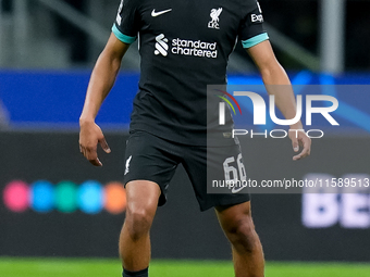 Trent Alexander-Arnold of Liverpool FC during the UEFA Champions League 2024/25 League Phase MD1 match between AC Milan and Liverpool FC at...