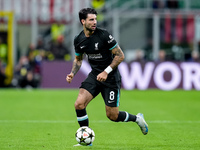 Dominik Szoboszlai of Liverpool FC during the UEFA Champions League 2024/25 League Phase MD1 match between AC Milan and Liverpool FC at Stad...