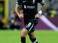 Dominik Szoboszlai of Liverpool FC during the UEFA Champions League 2024/25 League Phase MD1 match between AC Milan and Liverpool FC at Stad...