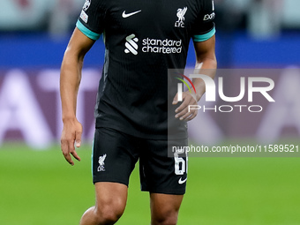 Trent Alexander-Arnold of Liverpool FC during the UEFA Champions League 2024/25 League Phase MD1 match between AC Milan and Liverpool FC at...