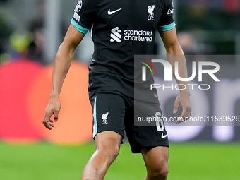 Trent Alexander-Arnold of Liverpool FC during the UEFA Champions League 2024/25 League Phase MD1 match between AC Milan and Liverpool FC at...