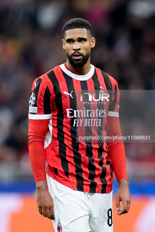 Ruben Loftus-Cheek of AC Milan looks on during the UEFA Champions League 2024/25 League Phase MD1 match between AC Milan and Liverpool FC at...