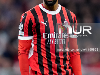 Ruben Loftus-Cheek of AC Milan looks on during the UEFA Champions League 2024/25 League Phase MD1 match between AC Milan and Liverpool FC at...