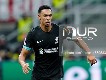 Trent Alexander-Arnold of Liverpool FC during the UEFA Champions League 2024/25 League Phase MD1 match between AC Milan and Liverpool FC at...