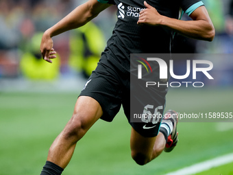 Trent Alexander-Arnold of Liverpool FC during the UEFA Champions League 2024/25 League Phase MD1 match between AC Milan and Liverpool FC at...