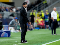 Paulo Fonseca head coach of AC Milan gestures during the UEFA Champions League 2024/25 League Phase MD1 match between AC Milan and Liverpool...