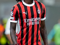 Rafael Leao of AC Milan looks on during the UEFA Champions League 2024/25 League Phase MD1 match between AC Milan and Liverpool FC at Stadio...